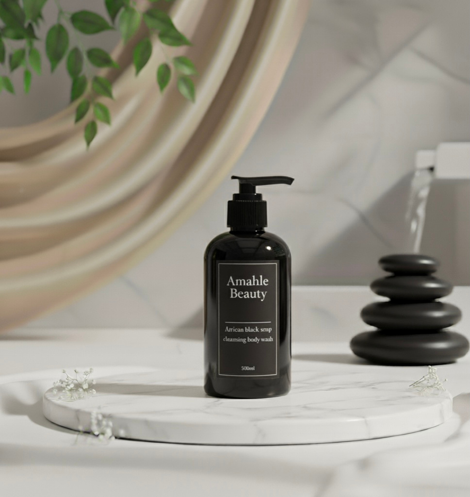 Black soap cleansing gel 500ml